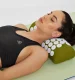 Akupresūras akupunktūras masāžas adatu spilvens, zaļš | Acupressure Neck Pillow (40x15cm)