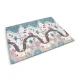 Izglītojošs salokāms bērnu putu paklājs 200x150x1cm Nukido NK-341, Safari-Kalni | Kids Folding Foam Mat