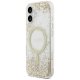 Guess iPhone 17 Case Resin Bottom Glitter MagSafe, Gold