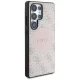 Guess 4G Round Patch Classic Logo MagSafe vāciņš Samsung Galaxy S25 Ultra Rozā
