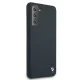 Чехол BMW для Samsung Galaxy S21+ Silicone Signature, темно-синий