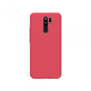 Xiaomi Redmi 9 Nillkin Super Frosted Shield Case Cover, Red | Telefona Vāciņš Maciņš Apvalks Bampers