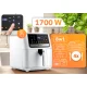Berdsen BD-662 Karstā gaisa friteris 1700W 6.5L Balts