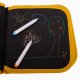 Kids Soft Drawing Album Notebook Board + 12 Markers, Yellow