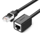 Ugreen NW112 11283 tīkla Ethernet kabelis RJ45 (sieviešu) - (vīriešu) F/UTP Cat. 6 1 Gbps 5m melns | Network Cable...
