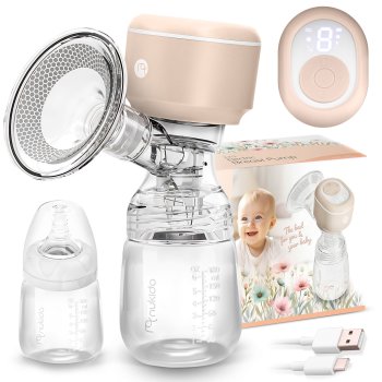 Electric Breast Pump, Lactator, Beige (Nukido NK-962)