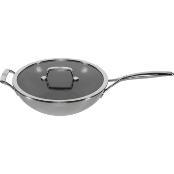 ZWILLING Peak Stainless Steel Wok with Lid, 30 cm