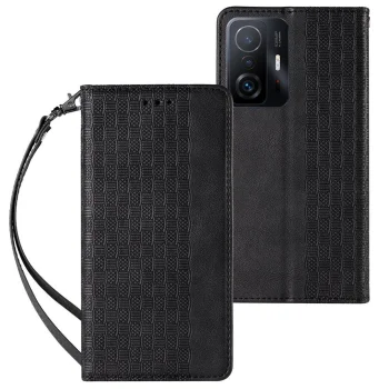 Чехол-книжка Magnet Strap Case для Samsung Galaxy A12 5G черный