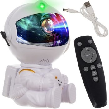 Astronaut Galaxy Projector Star Night Light Izoxis 24329