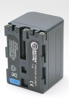 Extra Digital Battery for Sony NP-FM70 / QM71, 3200mAh