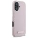Karl Lagerfeld iPhone 16 Case FW Metal Plate MagSafe, Pink