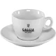 Набор чашек для капучино Gaggia Milano (4 шт. с блюдцами), белый