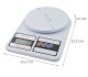 Ruhhy 00024174 Kitchen Scales 10kg, White