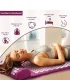 Akupresūras akupunktūras paklājs masāžas adatu paklājiņš 65x40cm, Kuzņecova aplikators, zils | Acupressure...