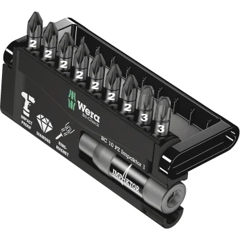Wera Bit-Check 10 PZ Impaktor 1 uzgaļu komplekts, 10 gab.