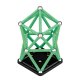 Glow GEOMAG GEO-338 Magnētiskie Rotaļu Spēļu Bloki Bumbiņas Stienīši Konstruktors no Pārstrādātas Plastmasas,...