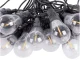 Dārza virtene 15 LED, silta baltā gaisma, 15 m