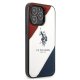 Apple iPhone 14 Pro 6.1\'\' US Polo Tricolor Embossed Case Cover (USHCP14LPSO3), White | Telefona Maciņš Vāks...