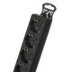 Удлинитель Maclean MCE226G, 5 розеток, Schuko, 1.4м, Черный