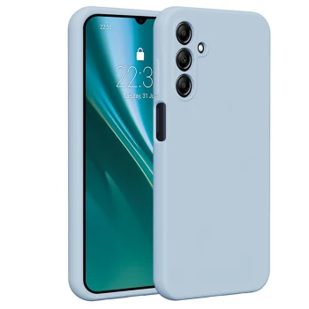 Etteri Silicone Case for Samsung Galaxy A15 4G / A15 5G Light Blue