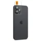 Rūdīts stikls Spigen Glass tR EZ Fit Optik Pro iPhone 16 Plus kamerai (2 gab.) - Melns | Tempered for Camera pcs.)...