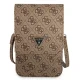 Сумка для смартфона Guess 4G Triangle GUWBP4TMBR, коричневая