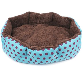 Pet Bed Sofa Mattress Mat Cushion Nest Sleeping Place for Cat Dog - 35x37cm, Blue