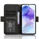 Samsung Galaxy A35 ( SM-A356E/DS ) Multiple Card Slots Design Wallet Stand Leather Book Case Cover, Black | Telefona...
