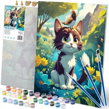 Картина по номерам Massido 40x50 см, Котенок