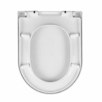 Soft Close Universal Toilet Seat Quick Release 36x46 cm, White