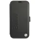 Кожаный чехол-книжка BMW Signature для iPhone 13 mini, черный