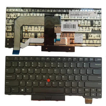 Lenovo klaviatūra ThinkPad T470, T470S, T480 US Melna