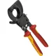 Kabeļu šķēres KNIPEX 95 36 250 ar sprūdrata mehānismu 250 mm