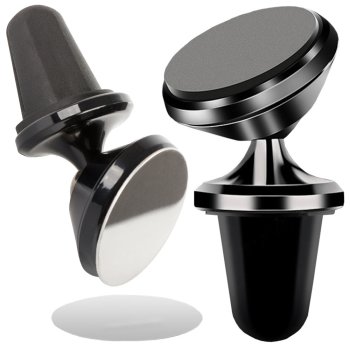 Magnetic Car Phone Holder for Air Vent, Black