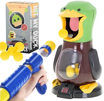 Bērnu Spēle Šaušana uz Stāvošu Mērķi Pistole Bumbiņas Pīle | Kids Shooting Target Game Toy Pistol Shotgun...