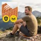 Складная туристическая сидушка Mountain Goat 40x30x2 см, оранжевая