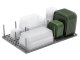 Expandable Drawer Organizer for Pots and Lids, Grey