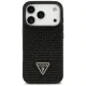 Telefona vāciņš Guess iPhone 17 Pro Rhinestone Melns | Phone Case Cover