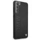 Чехол BMW для Samsung Galaxy S21+ Signature Logo Imprint, черный