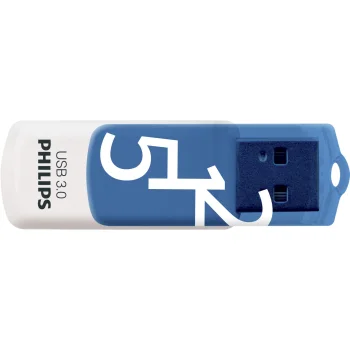 USB-флешка Philips Vivid Edition 512 ГБ USB 3.0, белая / голубая