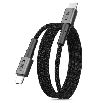 Кабель USB-C - USB-C Tech-Protect Ultraboost DNA MagTwist 100W 200 см, серый
