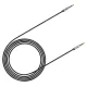 Baseus Yiven Audio Cable Mini Jack 3,5mm AUX, 1.5m, Black+Silver | Аудио Провод Кабель