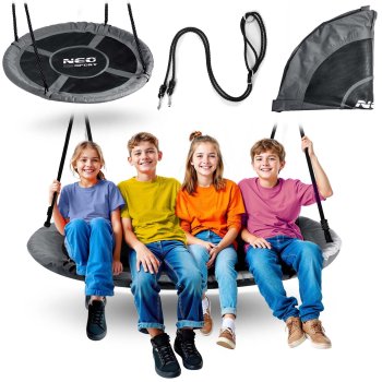 Ligzdas šūpoles bērniem Neo-Sport Swingo 120 cm