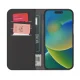 Puro iPhone 15 Wallet Detachable MagSafe 2in1 Case, Black