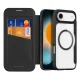 Dux Ducis iPhone 17 Air atverams vāciņš maciņš grāmatiņa Skin X Pro MagSafe, melns