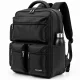 NORLÄNDER Twill Backpack mugursoma datoram, 34 l, melna