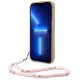 Guess Translucent Pearl Strap vāciņš iPhone 14 Plus - Rozā