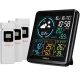 Kienzle 15004 meteoroloģiskā stacija ar 3 bezvadu sensoriem, melna