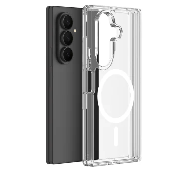 Dux Ducis Clin Mag vāciņš Samsung Galaxy Z Fold 8 / Z Fold 7 ar MagSafe, caurspīdīgs