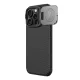 Nillkin CamShield Prop vāciņš ar kameras aizsargu un statīvu iPhone 16 Pro Max - Melns | Phone Case Cover With...